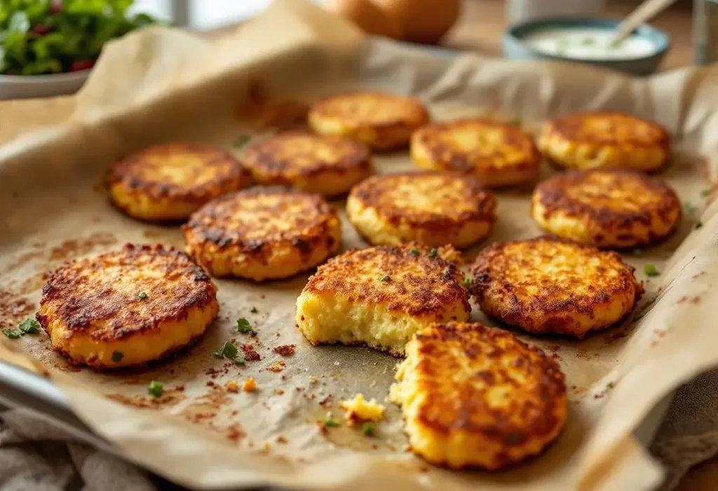 « Je les prépare en 10 minutes pour toute la famille » : mes galettes de pommes de terre crousti-dorées au four, nettement plus légères que des frites