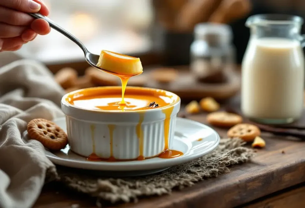Le flan vanillé de grand-mère, simple et fondant, qui réchauffe dès la première cuillerée en plein hiver