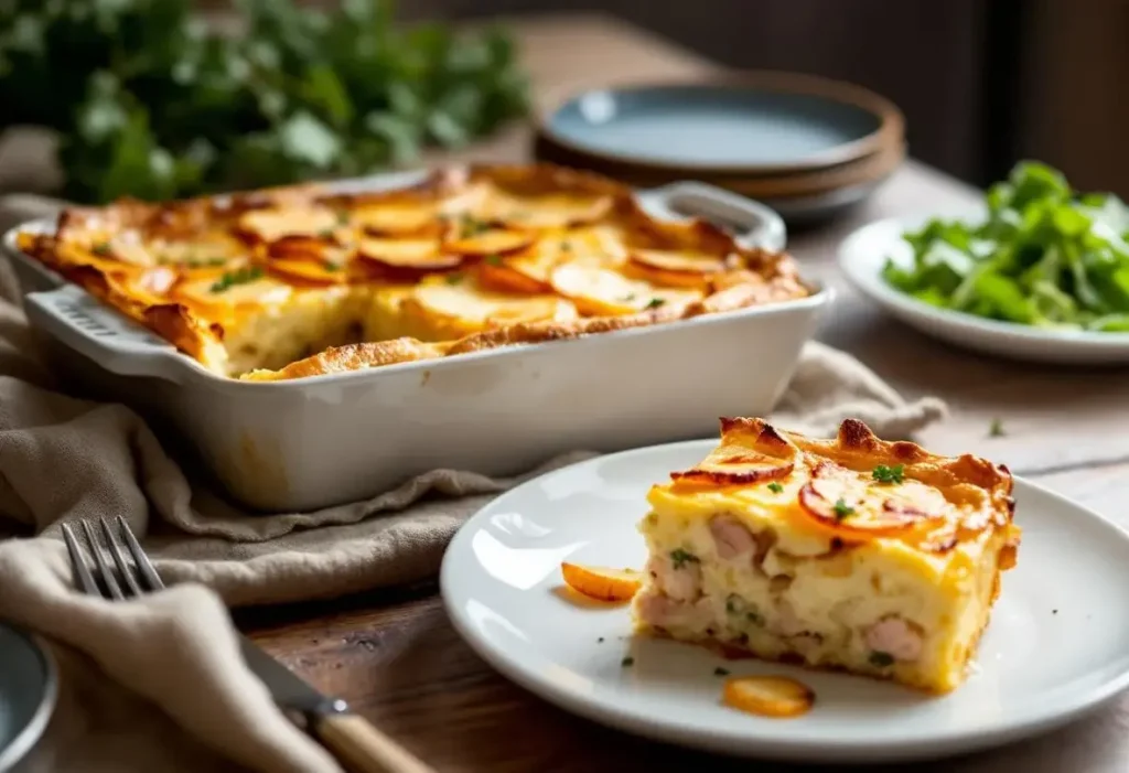 Moelleux, fondant et hyper pratique : ce clafoutis pommes de terre-thon express va vous sauver les soirs de grosse flemme