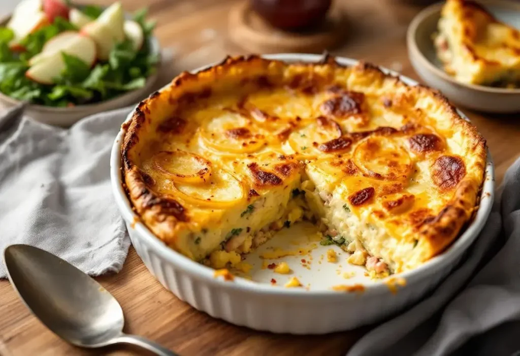 Moelleux, fondant et ultra pratique : ce clafoutis pommes de terre-thon express va vous sauver les soirs de grosse flemme