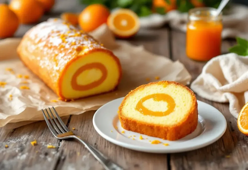 Torta de laranja : le roulé portugais à l’orange, ultra moelleux et prêt en 15 min