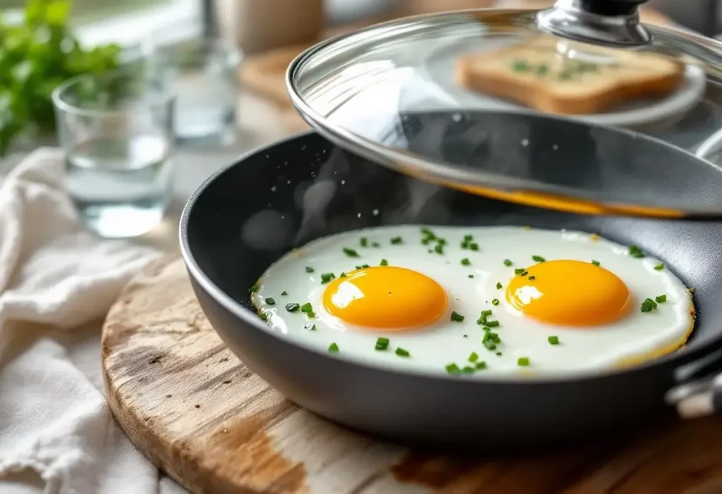 J’ai remplacé l’huile et le beurre dans mes œufs frits : un plat plus léger mais tout aussi gourmand